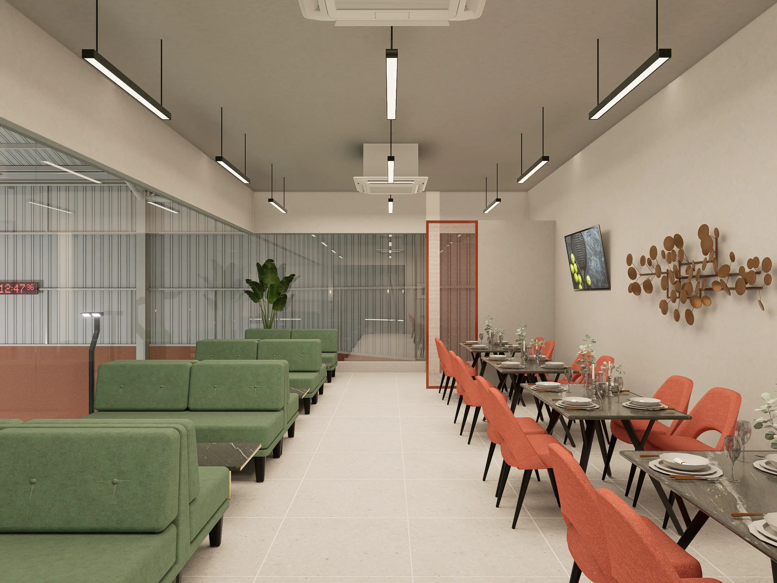 Cafe with Court View